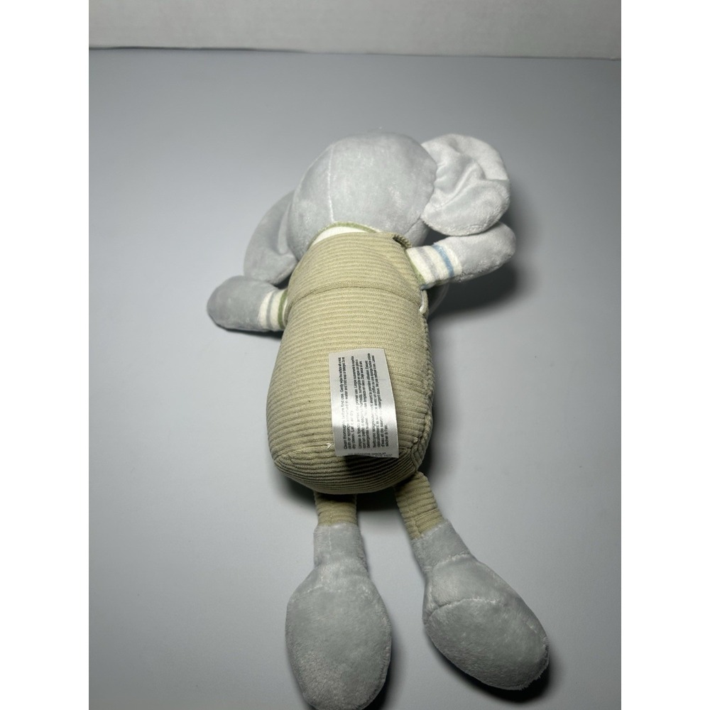 Chickpea 11" Elephant Striped Stuffed Animal Plush - Picture 5 of 8